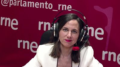 Belarra cree que Sánchez "se está equivocando" con el gasto militar: "Va a pasar a la Historia como un señor de la guerra"
