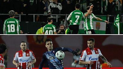 El Betis se cuela en los octavos de la Europa League de manera directa. El Betis se cuela en los octavos de la Europa League de manera directa.