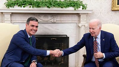 Biden agradece a Sánchez su apoyo con Ucrania y la inmigración en su primera reunión en la Casa Blanca