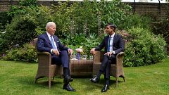 Biden y Sunak muestran en Londres su relación 