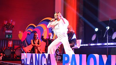 Blanca Paloma se despide de sus pichones con una doble actuación antes de poner rumbo a Eurovisión