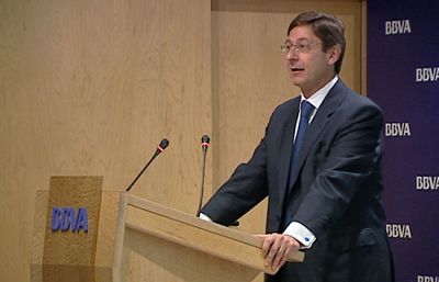 Blanco cree que la "pensión" de Goirigolzarri del BBVA debería tener "una fiscalidad mayor"