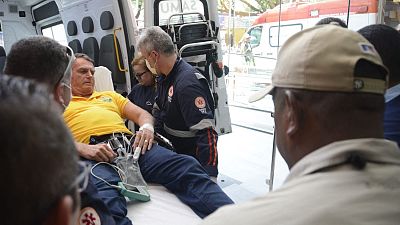 Bolsonaro es hospitalizado de urgencia en el norte de Brasil por un fuerte malestar estomacal
