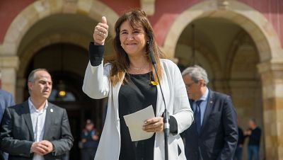 Borràs dice que no ha tenido un juicio "justo" y llama a no "normalizar" el "atropello democrático" de su condena