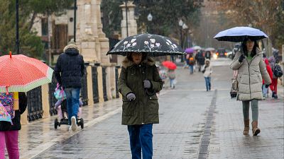 La borrasca Garoe deja lluvias en gran parte de la península y provoca inundaciones y cortes de carreteras en Huelva