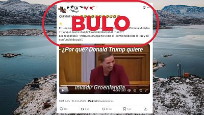 Este ataque de risa en el Parlamento danés no es por Trump, es un bulo