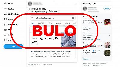 El 'Blue Monday' es una campaña de marketing, no el día más triste del año