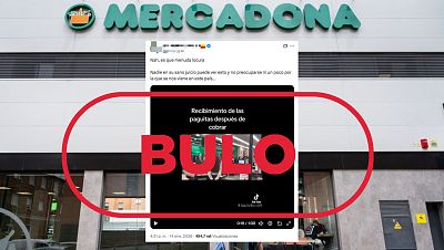 Este vídeo no es actual y no muestra a gente comprando tras recibir "las paguitas", es un bulo