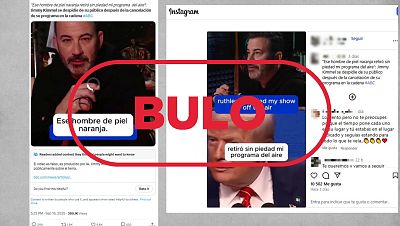 Jimmy Kimmel no se refiere a Donald Trump como el "hombre de piel naranja" en este vídeo, es un bulo