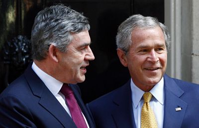 Bush y Brown se han reunido en Londres para tratar, entre otros asuntos, la situación de Irak y Afganistán.