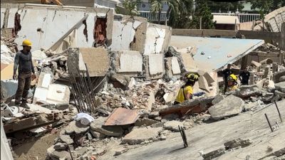 La búsqueda contra reloj de Valeria, una niña sepultada bajo los escombros en Venezuela