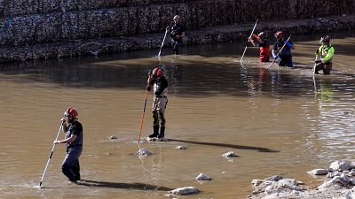 La búsqueda de víctimas de la DANA sigue y piden suspender las navegaciones en el barranco del Poyo, en Valencia