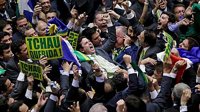 La Cámara de Diputados apoya la destitución de Rousseff y el Senado decidirá