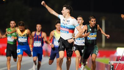 David Barroso, nuevo campeón de España de 800 m por delante de Mohamed Attaoui