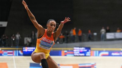 Ana Peleteiro, campeona de Europa de triple salto en Apeldoorn - Atletismo | Ver