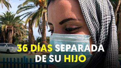 Una madre, al llegar a Canarias: "Estuve 36 días separada de mi hijo" Una madre, al llegar a Canarias: "Estuve 36 días separada de mi hijo"