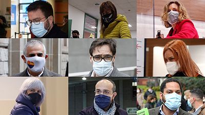 Los candidatos votan entre medidas de seguridad por la COVID y llaman a la participación