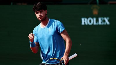Carlos Alcaraz, en la final del Masters 1000 de Montecarlo
