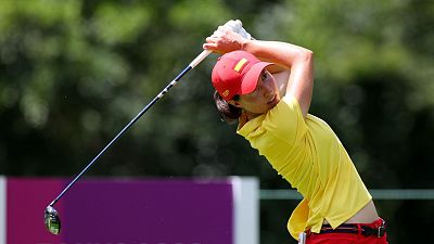 Carlota Ciganda y Azahara Muñoz arrancan con fuerza el torneo de golf