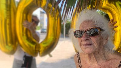 Carmen Sánchez, la centenària que era trapezista i es va quedar cega amb 37 anys