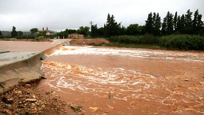 Imatge del barranc de la Galera, a l'alçada de Masdenverge, aquest dilluns al matí | ACN