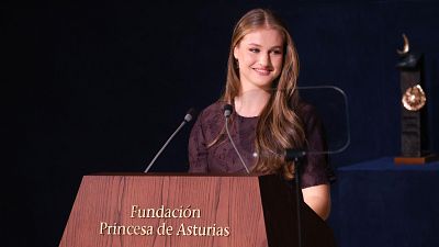 Carta a la generación Z: los guiños de Leonor a los jóvenes en los Premios Princesa de Asturias
