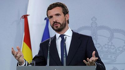 Casado reclama a Sánchez que la Fiscalía actúe contra Torra y aplicar "ya" la Ley de Seguridad Nacional