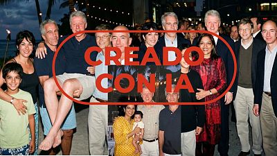 Caso Jeffrey Epstein: estas fotos están creadas con inteligencia artificial