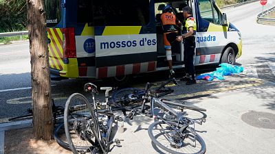 Mueren dos ciclistas en Castellbisbal tras ser atropellados por un conductor que se dio a la fuga