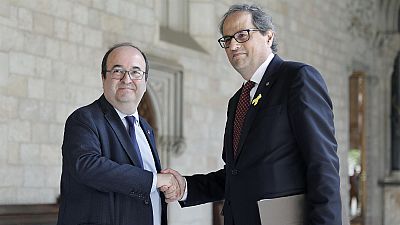 Sánchez llama a Torra por teléfono y se emplazan a reunirse "muy pronto"