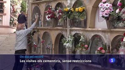 L'afluència per Tots Sants torna a ser aquest similar a la dels nivells d'abans de la pandèmia L'afluència per Tots Sants torna a ser aquest similar a la dels nivells d'abans de la pandèmia