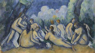 'Las grandes bañistas' de Cézanne en una exposición en el Grand Palais 'Las grandes bañistas' de Cézanne en una exposición en el Grand Palais