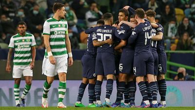 El Manchester City resuelve la eliminatoria frente al Sporting en Lisboa