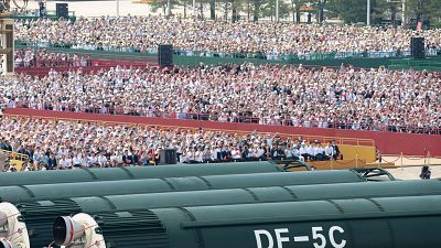 China exhibe su arsenal militar más avanzado en el desfile del 80 aniversario del fin de la Segunda Guerra Mundial