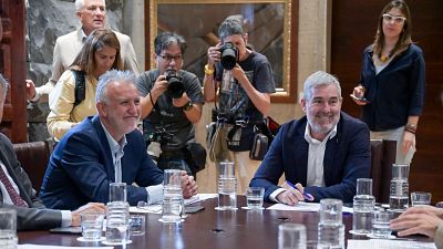 Clavijo ve "indecente" que las comunidades no colaboren con los menores migrantes y avisa de que intervendrá la Fiscalía