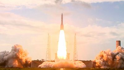 El cohete europeo Ariane 6 despega por primera vez tras cuatro años de retraso