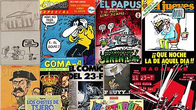 40 años del 23F en viñetas 40 años del 23F en viñetas