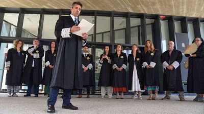 Comienza la huelga de tres días de jueces y fiscales contra las reformas del Gobierno