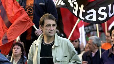 El dirigente de ETA Josu Ternera, durante una manifestación contra la ilegalización de Herri Batasuna El dirigente de ETA Josu Ternera, durante una manifestación contra la ilegalización de Herri Batasuna
