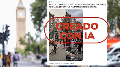 No es un barrio inglés antes y después de la llegada de inmigrantes, es IA No es un barrio inglés antes y después de la llegada de inmigrantes, es IA
