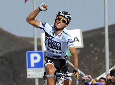 Contador entra en erupción en el Etna