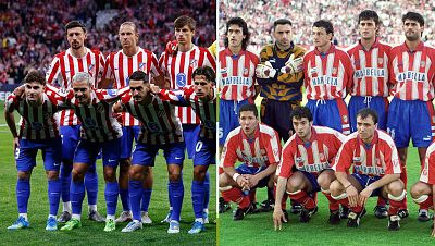 El Atlético quiere superar el doblete de 1996 con la Copa y la Champions. El Atlético quiere superar el doblete de 1996 con la Copa y la Champions.