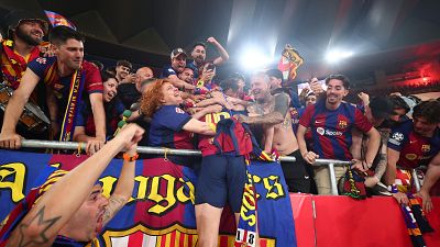 El Barcelona vuelve a entonar 'Viva la vida' en la Copa del Rey El Barcelona vuelve a entonar 'Viva la vida' en la Copa del Rey