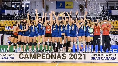 Alcobendas levanta la Copa de la Reina de voleibol 2021 | Ver Alcobendas levanta la Copa de la Reina de voleibol 2021 | Ver