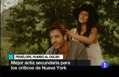 Penélope Cruz, mejor actriz secundaria por los Críticos de NY | Ver Penélope Cruz, mejor actriz secundaria por los Críticos de NY | Ver