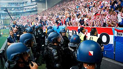 Seguridad máxima para el encuentro entre Croacia y España Seguridad máxima para el encuentro entre Croacia y España