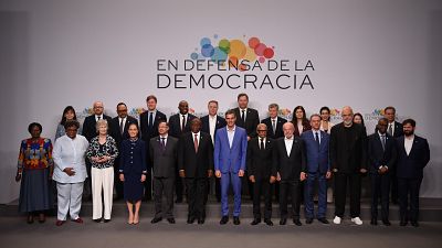 Sánchez pide renovar "con urgencia" la ONU y Sheinbaum niega que haya habido una "crisis diplomática" con España