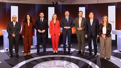 El debate a ocho en RTVE evidencia las diferencias en financiación, inmigración y futuros pactos