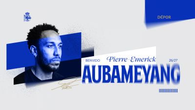 El Deportivo da un golpe sobre la mesa con el fichaje de Aubameyang