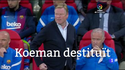 Sergi Barjuan ocuparà provisionalment a la banqueta del Barça en substitució de Koeman Sergi Barjuan ocuparà provisionalment a la banqueta del Barça en substitució de Koeman